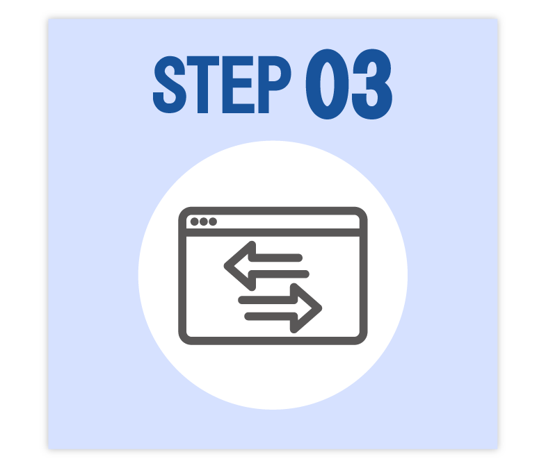 STEP3_マスター情報を含む管理情報をご提供いただきます