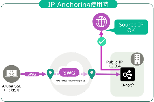 IP Anchoring使用時